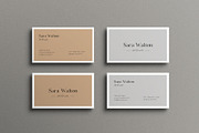 Elegant Minimal Business Card, a Business Card Template by Saman Osama (Thumbnail 1 of 5)