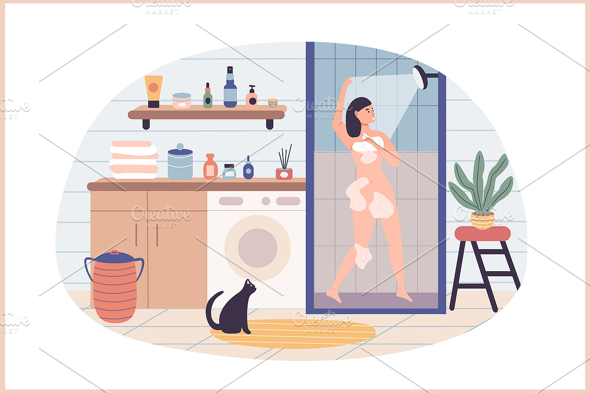 Daily Habits: Morning Routine Pack, a Healthcare Illustration by IRSYART (Photo 9 of 10)