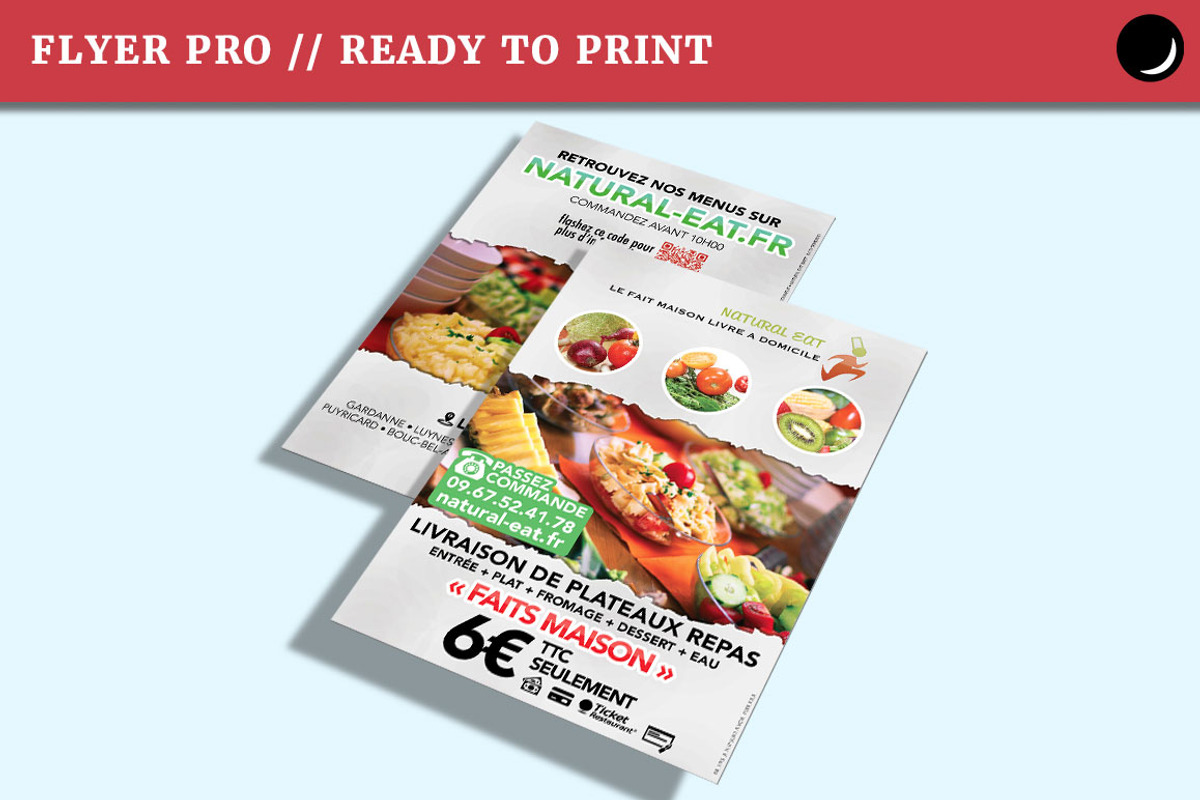 [FLYER] - Bio Food for caterer, a Flyer Template by Studio 19 (Photo 3 of 4)