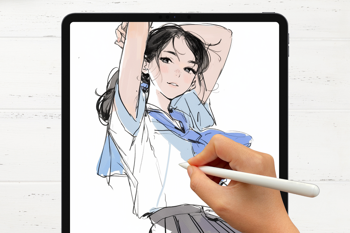Mystic Doodle Pencil Sketch Brushes, a Brush Add-On by nikiartcorner (Photo 6 of 8)