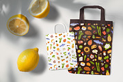 Healthy food seamless patterns, a Pattern Graphic by Good Studio (Thumbnail 9 of 12)