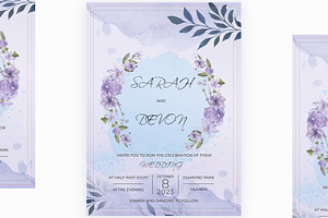 Wedding Invitation template pack, an Invitation Template by kamalrawat_gd