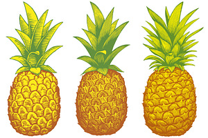 Gold Pineapples