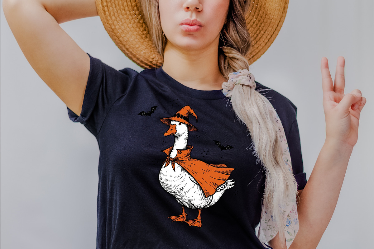 Halloween Goose PNG, an Illustration by Dream Creation (Photo 2 of 5)