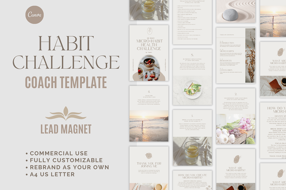 Lead Magnet Coach Workbook, a Templates & Theme by Thrive Nutrition Studio (Photo 1 of 6)