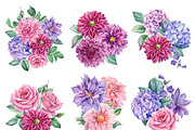 Delicate flowers, a Decorative Illustration by Hanna Hryharenka (Thumbnail 9 of 13)