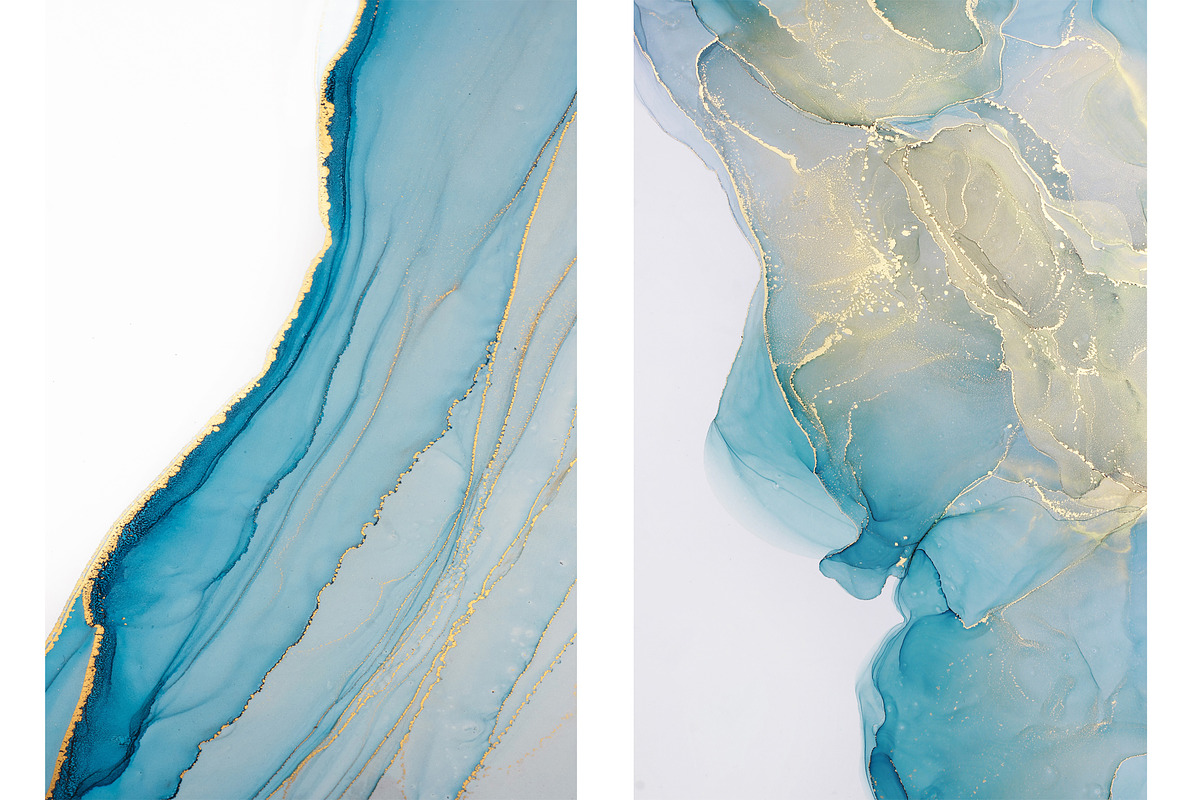 Abstract blue ink textures, a Texture Graphic by Anntuan (Photo 21 of 21)