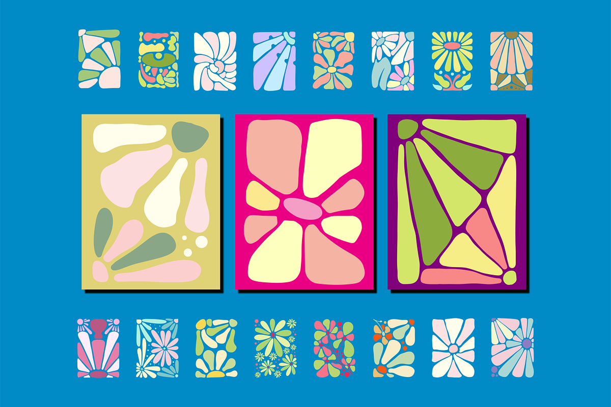 Abstract Floral, a Decorative Illustration by HunEyy (Photo 3 of 7)