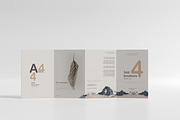 A4 Size Four Fold Brochure Mockup, a Print Template by pmvch (Thumbnail 6 of 20)