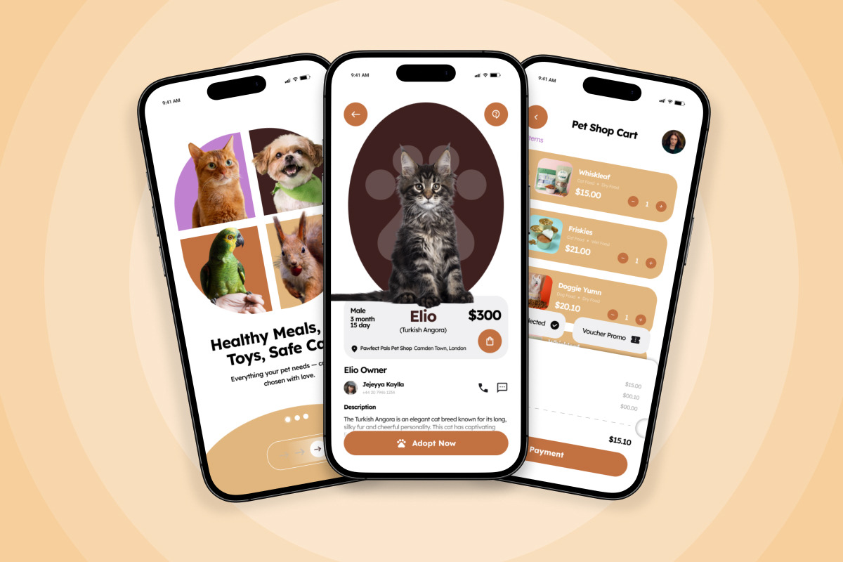 Fuzzy Twon – Pet Grooming App Design, an App Template by twinstd (Photo 4 of 5)