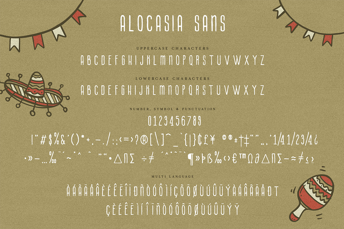 Alocasia-Trio Font Combination, a Script Font by Burntilldead (Photo 14 of 17)
