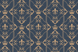 Damask Wallpaper Vector Art