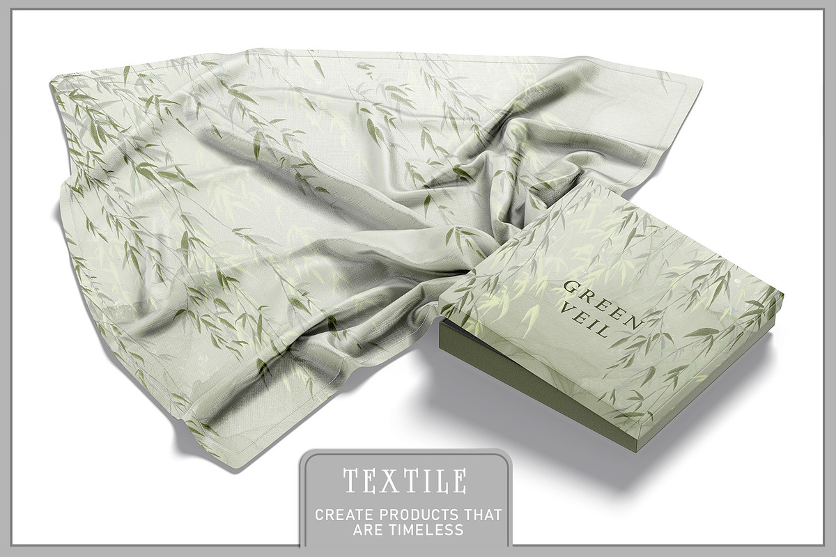 Fresco collection Green Veil, a Wallpaper Graphic by Natalia0307 (Photo 7 of 13)