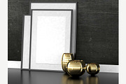 Mock up poster in a square frame, a Print Template by Olesya Morokhovets (Thumbnail 1 of 2)
