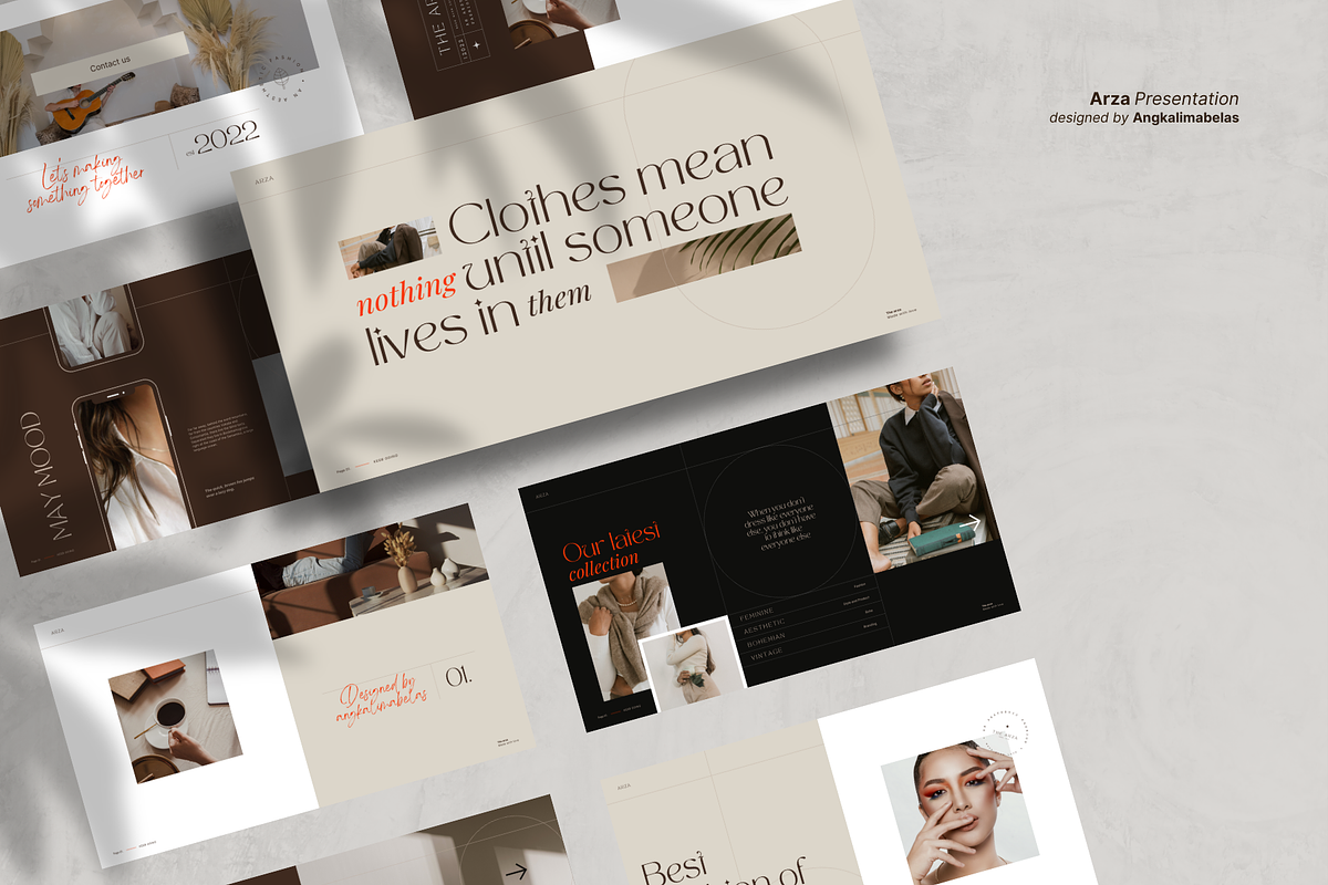 Arza Presentation Template, a Presentation Template by Angkalimabelas (Photo 1 of 5)