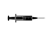 Medical syringe injection icon, an Icon by Artivon (Thumbnail 5 of 10)