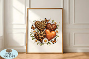 Boho Leopard Print Hearts PNG, a Seasonal Illustration by Daily.Designs (Thumbnail 5 of 5)