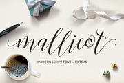 Mallicot Script, a Script Font by Areatype (Thumbnail 1 of 8)