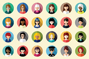 108 flat round avatar icons, an Icon by Gurza SHOP (Thumbnail 5 of 5)