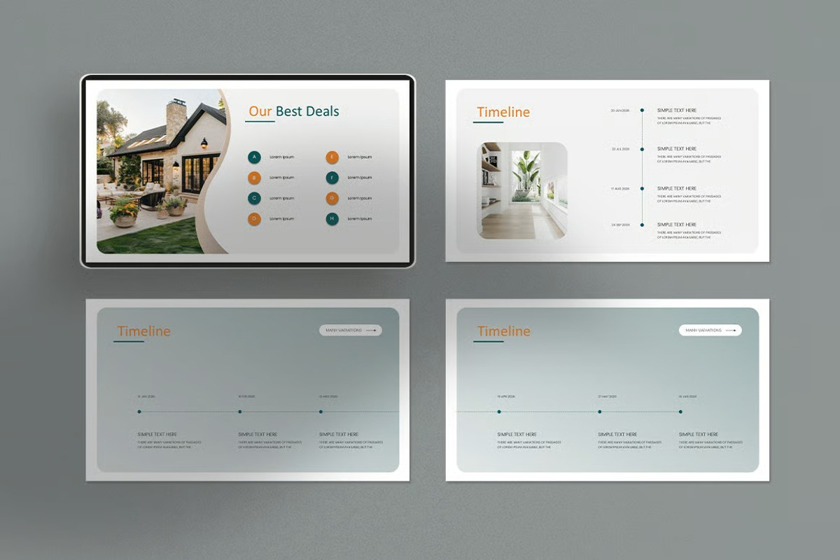 Real Estate Presentation Template, a Presentation Template by Fit-tee (Photo 2 of 7)