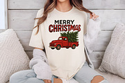 Merry Christmas Truck PNG, an Illustration by Libby Wishes (Thumbnail 6 of 6)