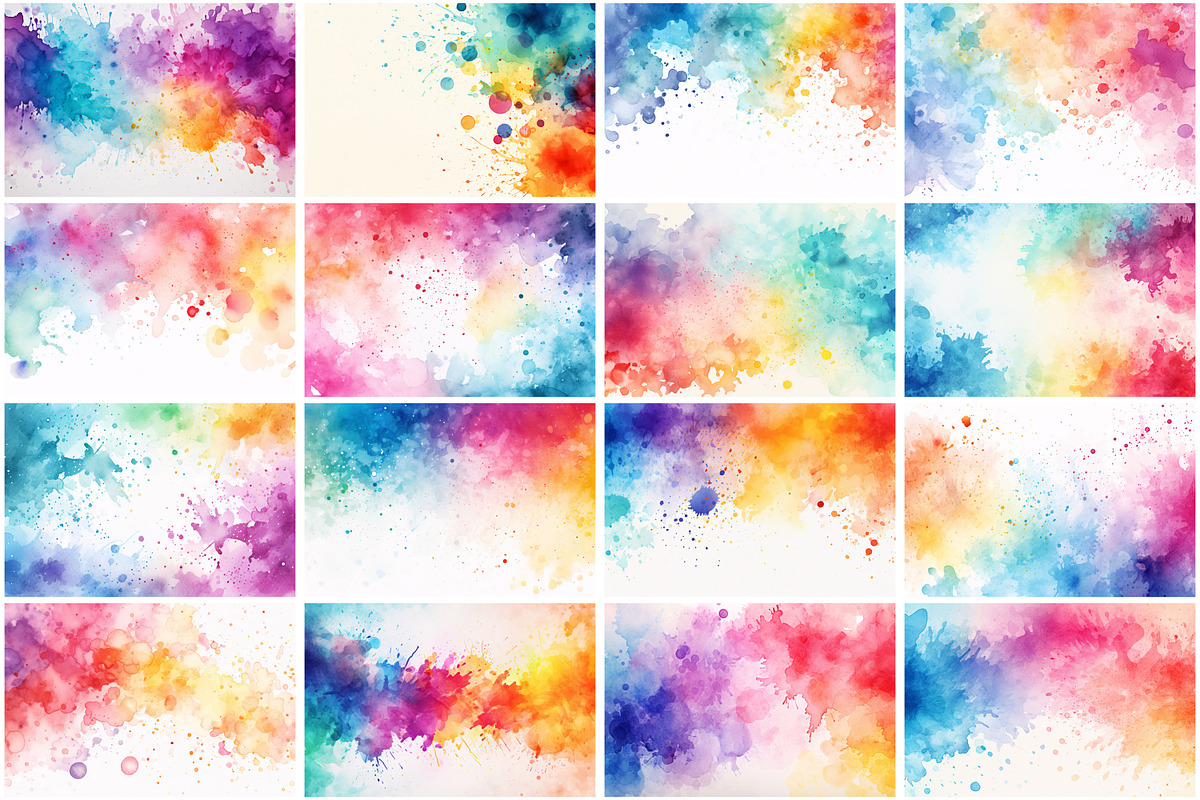 Watercolor Texture Digital Paper, a Texture Graphic by Forhadx5 (Photo 4 of 8)