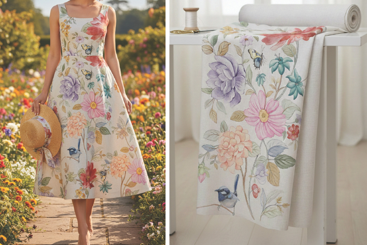 The Whimsical Garden, a Pattern Graphic by Print Diaries (Photo 5 of 5)
