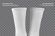 Mockups High Socks in the 3D Style, a Bottom Mockup by Grow Design Craft Studio (Thumbnail 6 of 7)