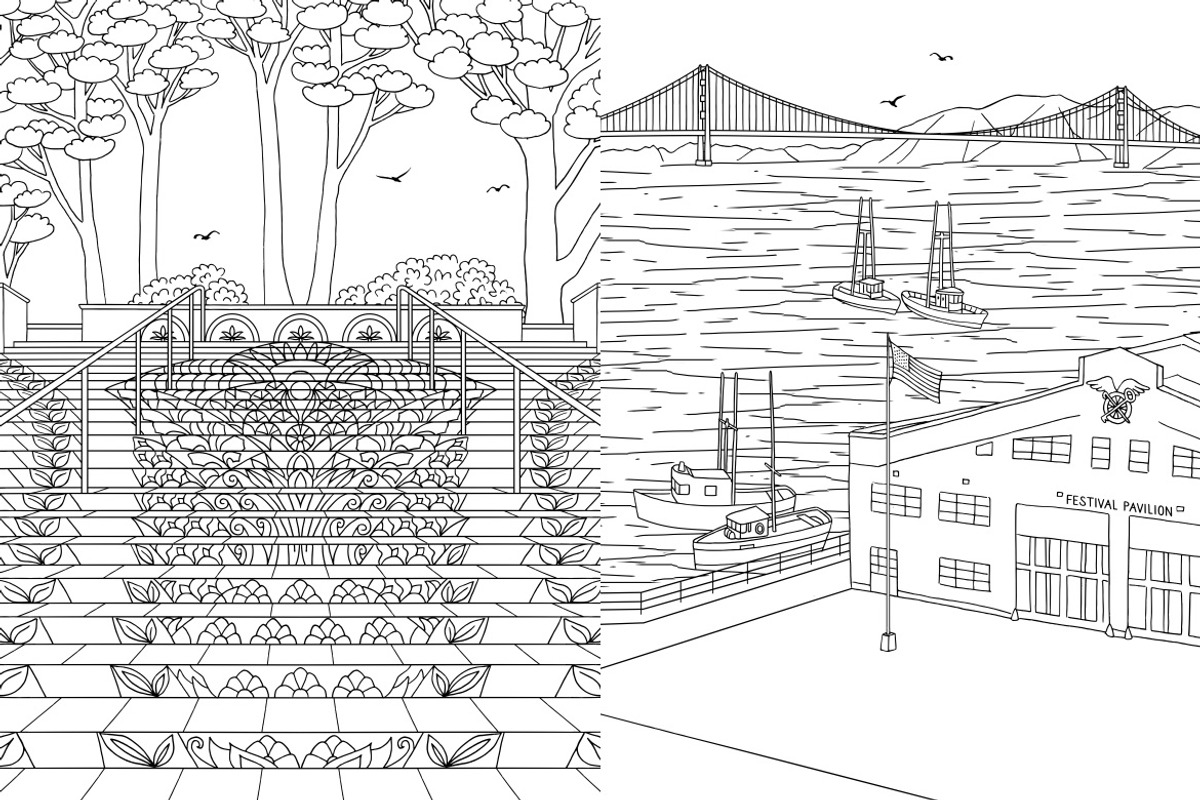 San Francisco - Hand Drawn Line Art, an Illustration by Franzi draws (Photo 6 of 6)