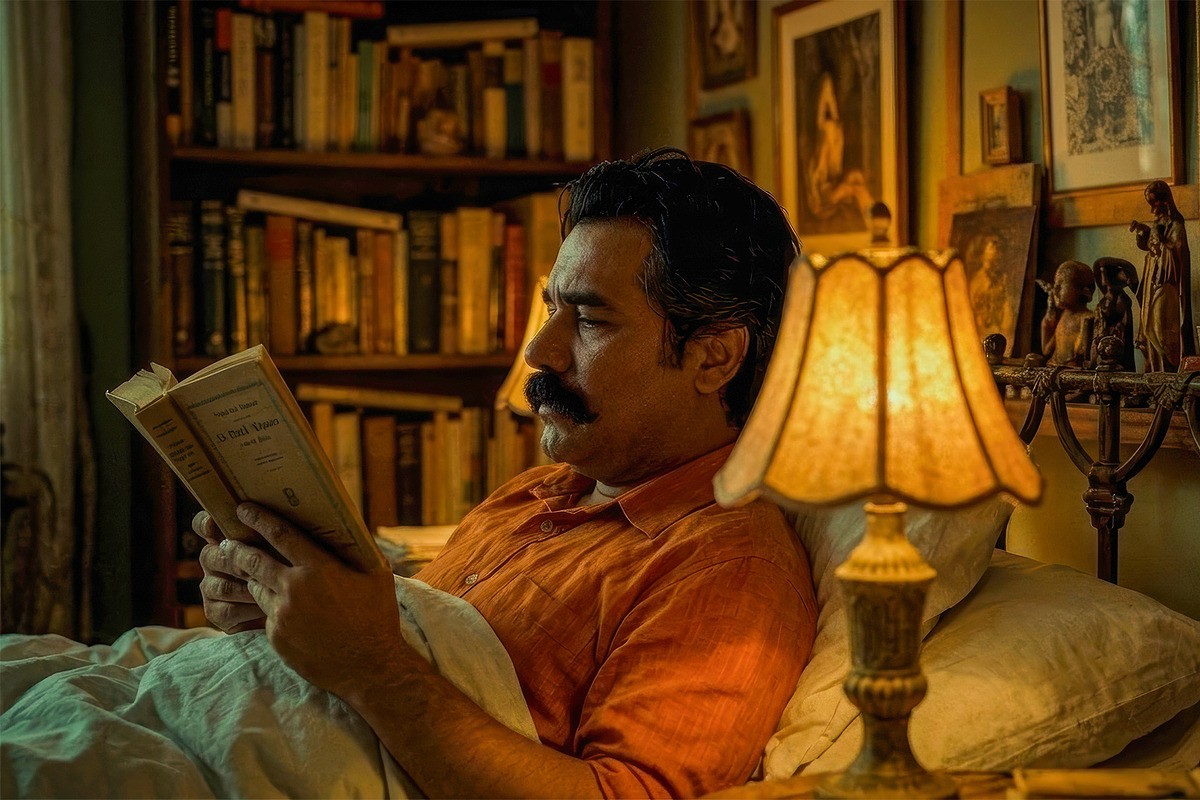 Cozy Vintage Reader Photos, a Person Illustration by StockVerse Creative (Photo 2 of 4)
