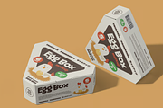 Triangular Egg Box Packaging, a Packaging Mockup by graphicsauce (Thumbnail 4 of 4)