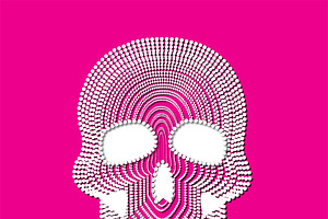 Skull Vector White Pearl