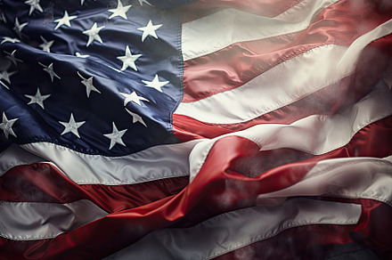 American flag background. Close-up o, a Photo by Iftikhar Alam