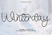 Winterday, a Handwritten Font by FreshTypeINK (Thumbnail 1 of 8)
