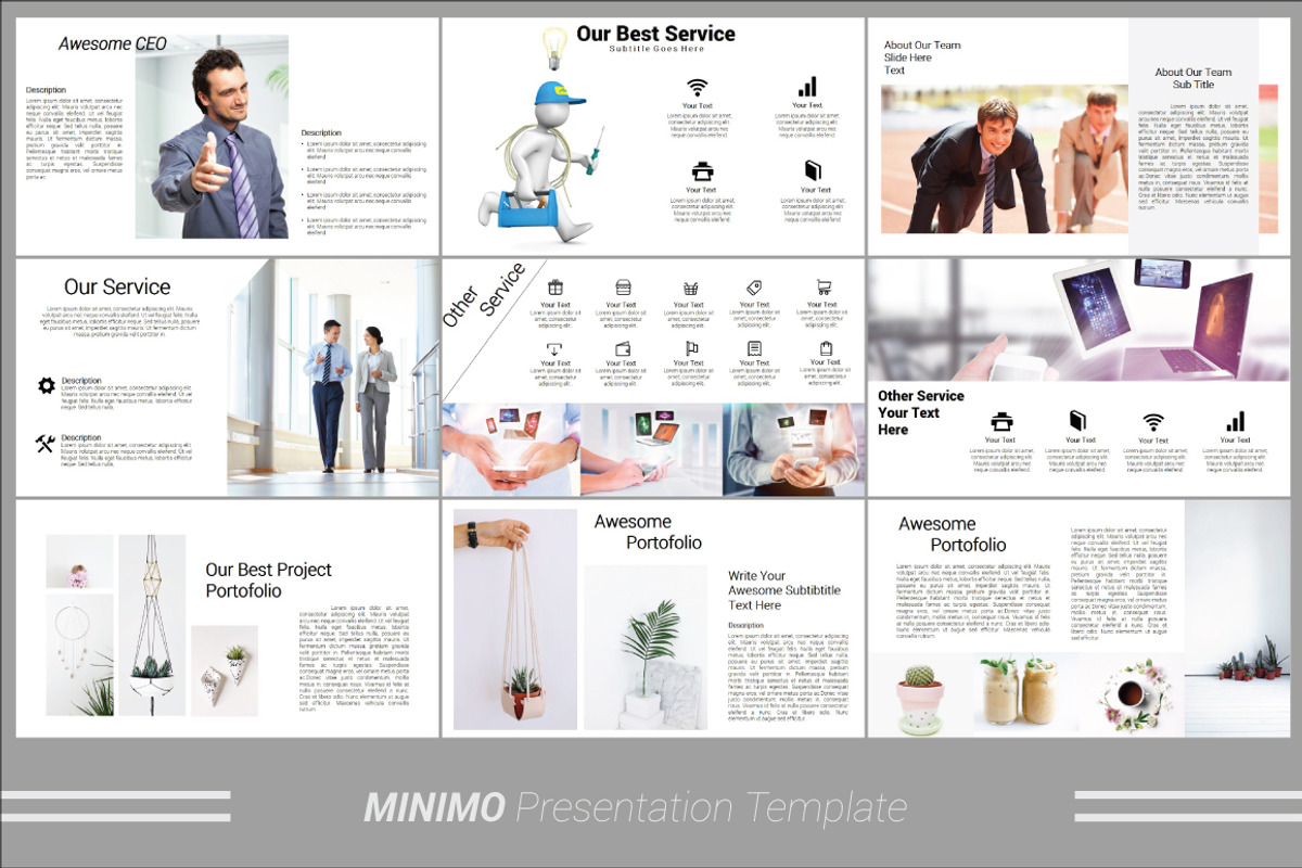 MINIMO Keynote Template, a Presentation Template by Presentation Official (Photo 3 of 8)
