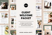 Client Welcome Packet | Canva, a Magazine Template by Erin Cassidy (Thumbnail 1 of 8)