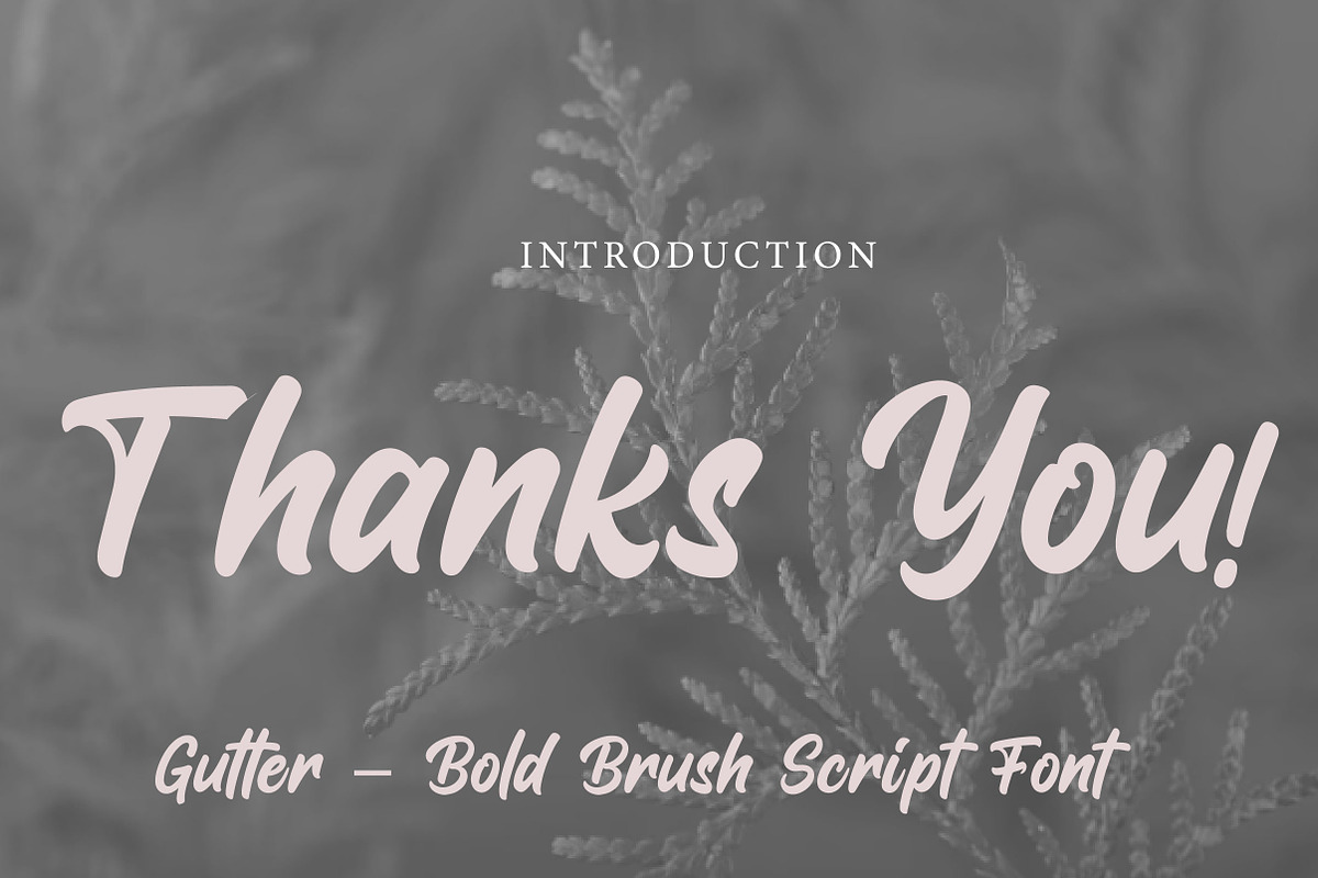 Gutter, a Script Font by Wow Magic (Photo 3 of 3)