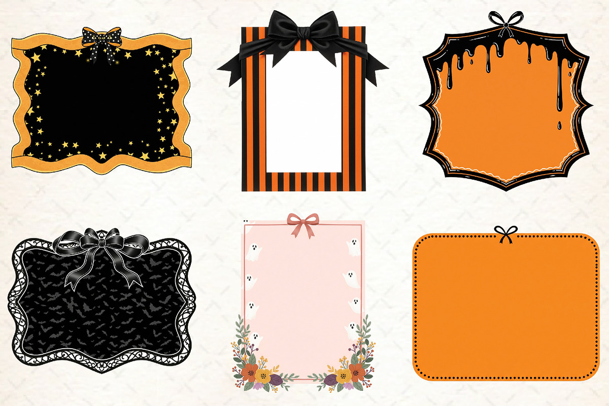 Coquette Halloween Frame Sublimation, an Illustration by Libby Wishes (Photo 6 of 6)