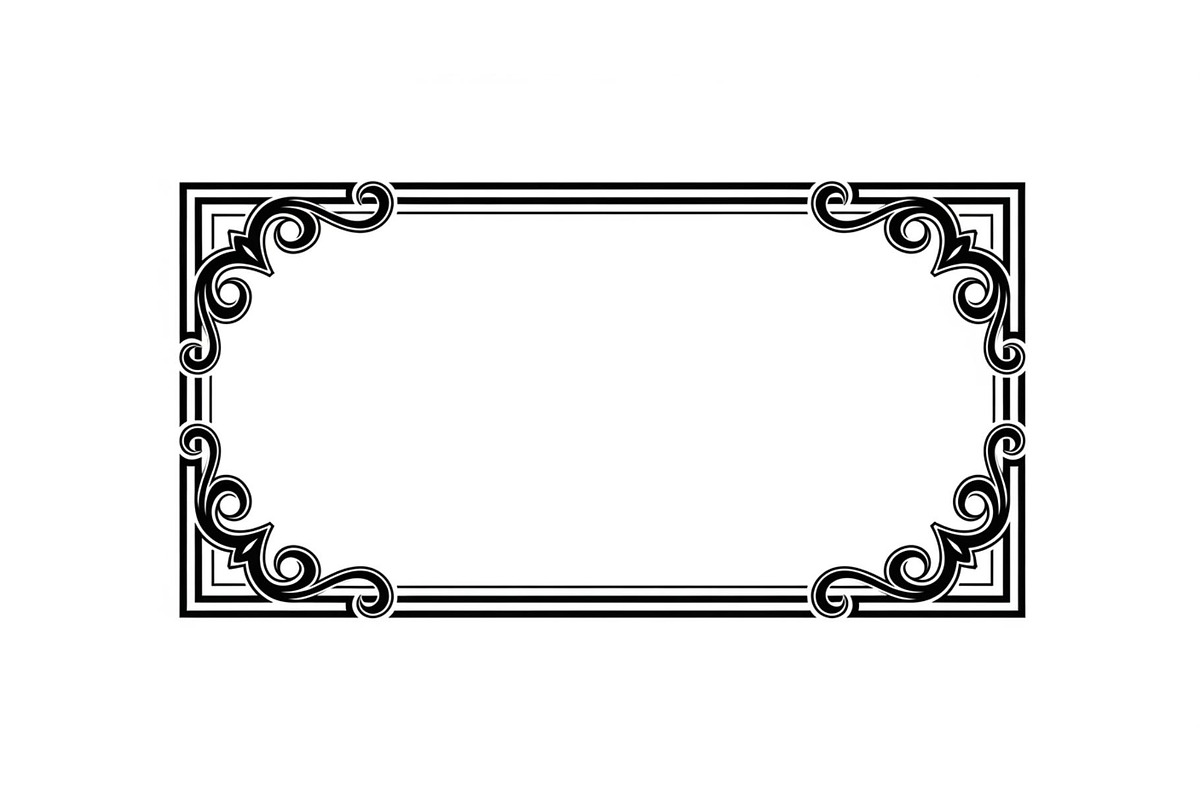 Classic Border Frame SVG Bundle, an Illustration by yasushie (Photo 24 of 28)