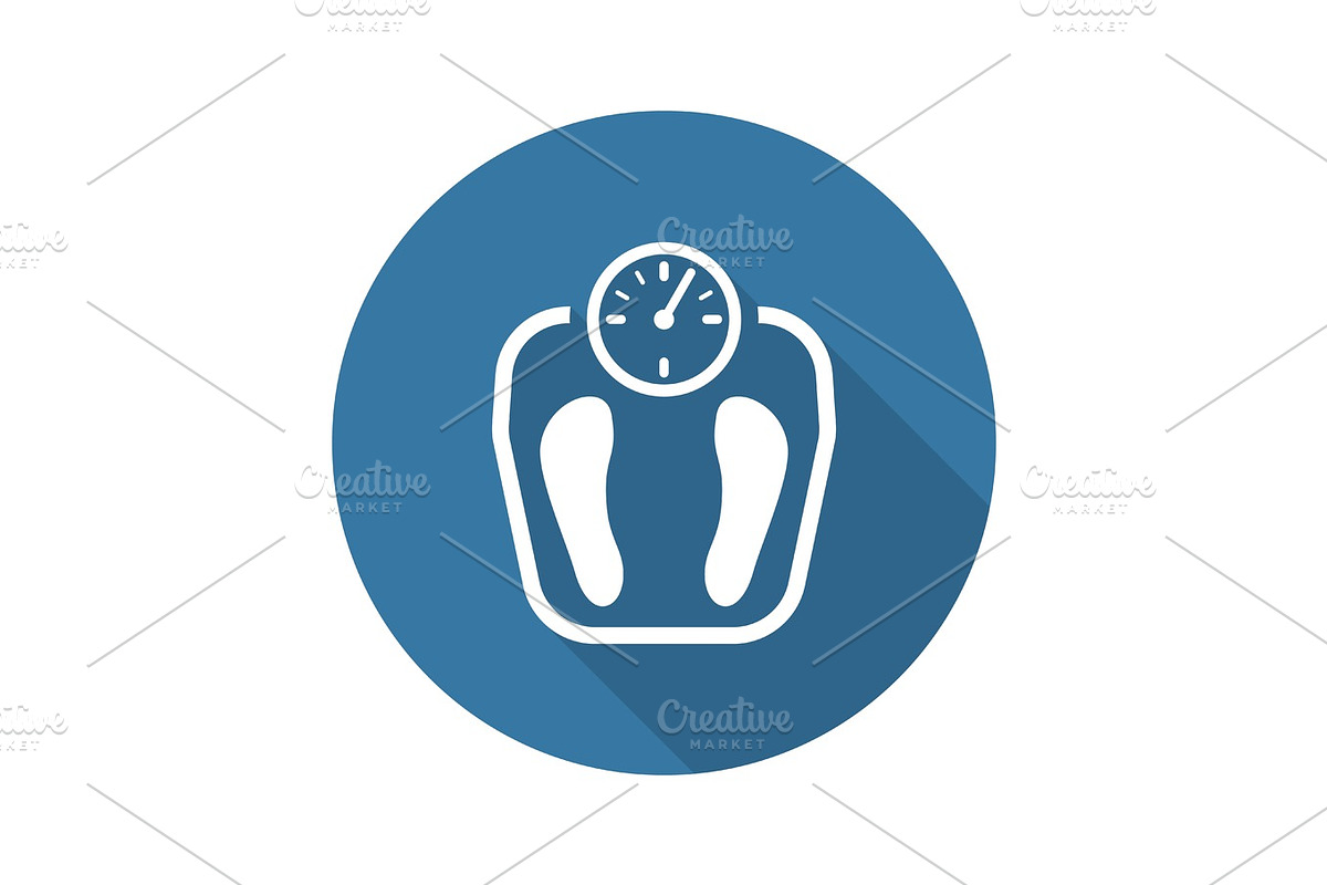 Weight Management Icon. Flat Design., an Object Graphic by PictureInStock