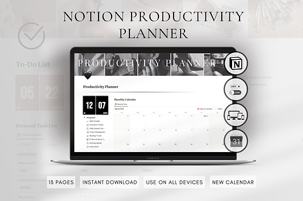 Notion Productivity Planner
