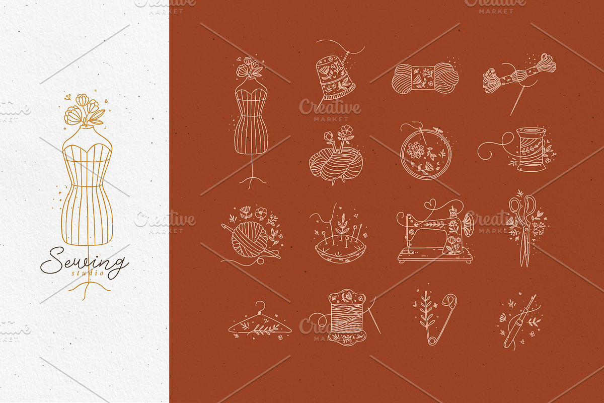 Sewing Handmade, a Decorative Illustration by Anna (Photo 2 of 6)
