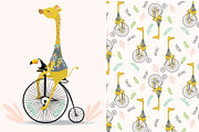 Cute giraffe vector.Animal pattern., an Animal Illustration by StudioLondon (Thumbnail 2 of 4)