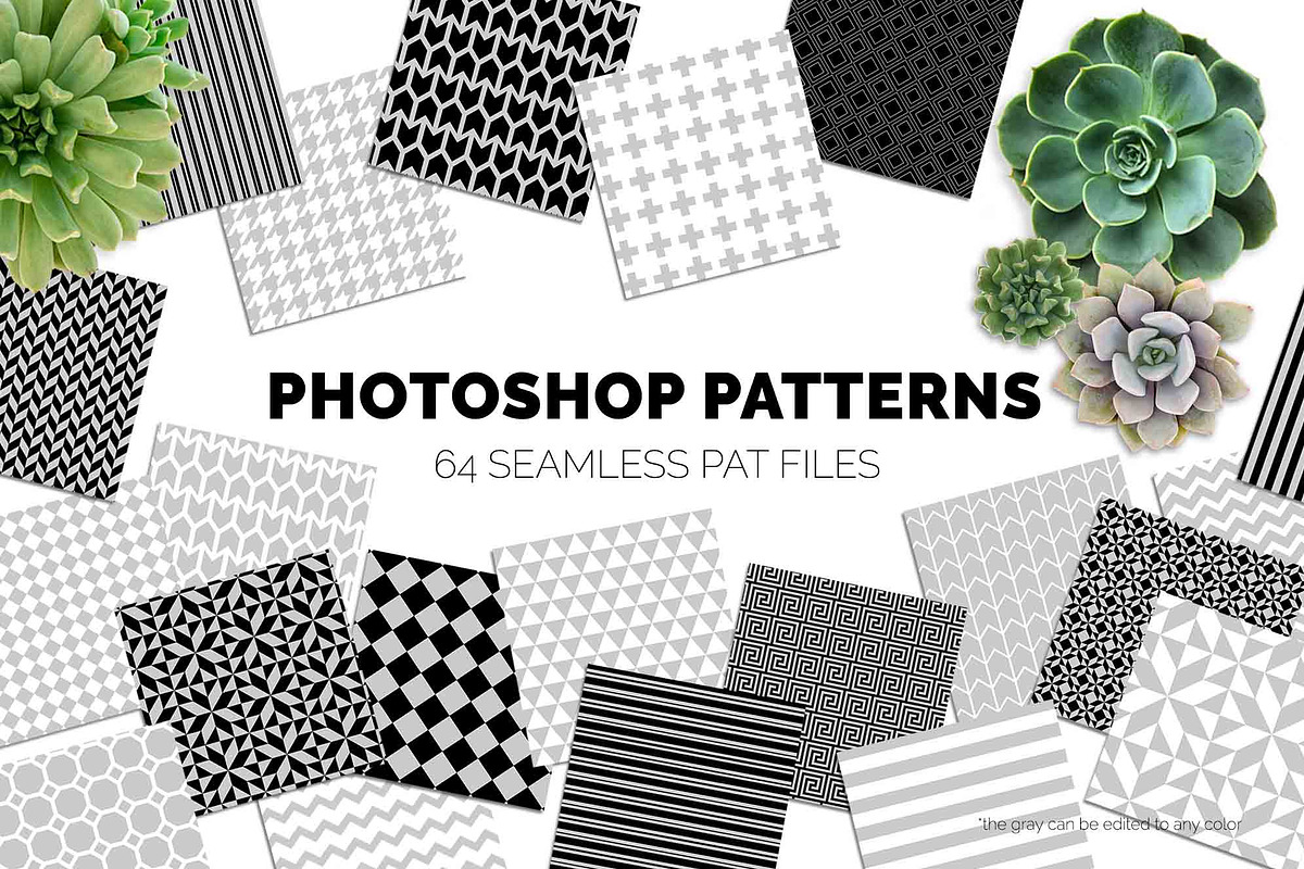 64 Seamless Photoshop Patterns, a Pattern Graphic by JennGravissFults Creates (Photo 1 of 9)