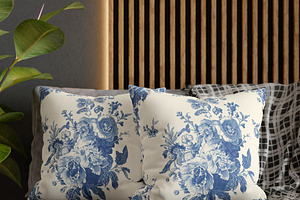 Vintage Toile de Jouy Pattern, a Pattern Graphic by elfy creative