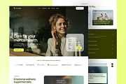 Mental Health Web Design, a Landing Page Template by Ahmed Rubel (Thumbnail 3 of 4)