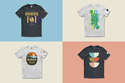 Gray T-Shirt Mockups, a Shirt Mockup by Komet & Flicker (Thumbnail 4 of 9)