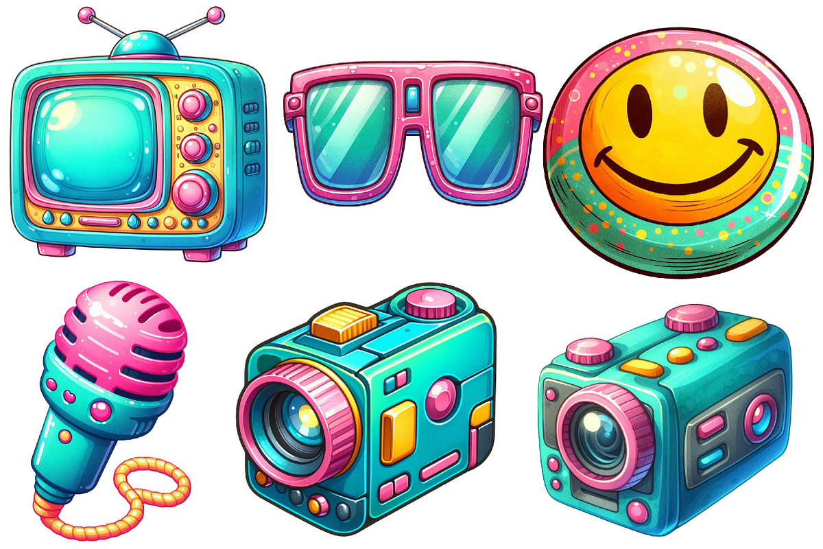 Nostalgic 90s Retro Sublimation, an Illustration by Designworld (Photo 6 of 7)