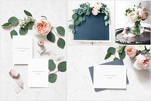 English Roses Wedding Mockups Photos