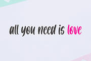 White Love, a Handwritten Font by NJ Studio (Thumbnail 8 of 10)